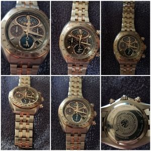 3 citizen eco-drive watches 2 are 3 dial calendar